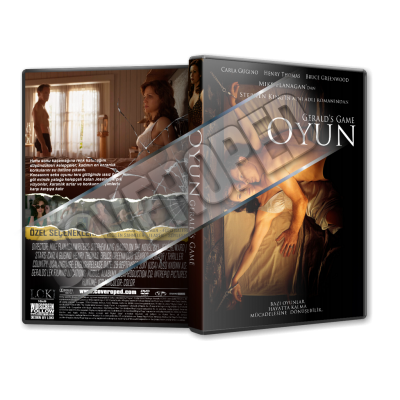 Oyun – Gerald’s Game 2017 Cover Tasarımı (Dvd cover)